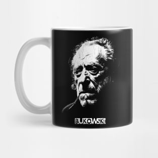 Retro Portrait Charles Bukowski Mug